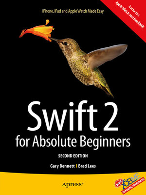 cover image of Swift 2 for Absolute Beginners